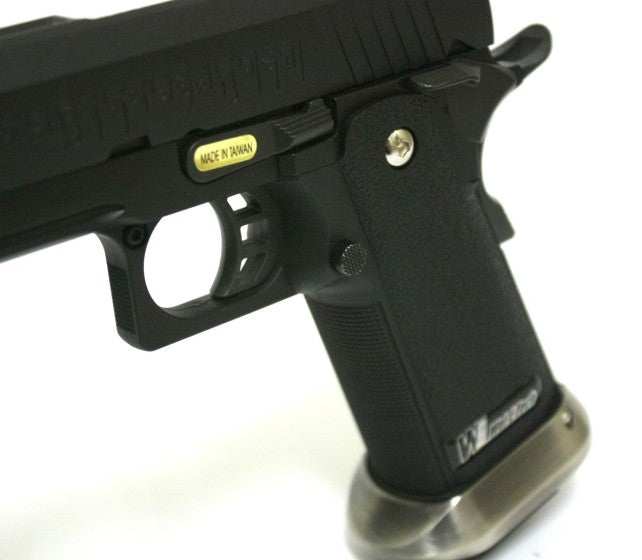 Hi-Capa 6.0 IREX (Black) (Inscription-Gold Barrel) GBB Airsoft Pistol