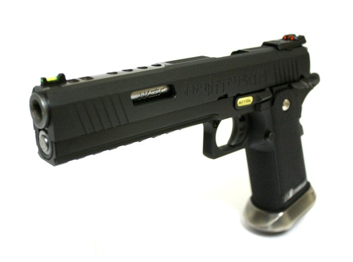 Hi-Capa 6.0 IREX (Black) (Inscription-Gold Barrel) GBB Airsoft Pistol