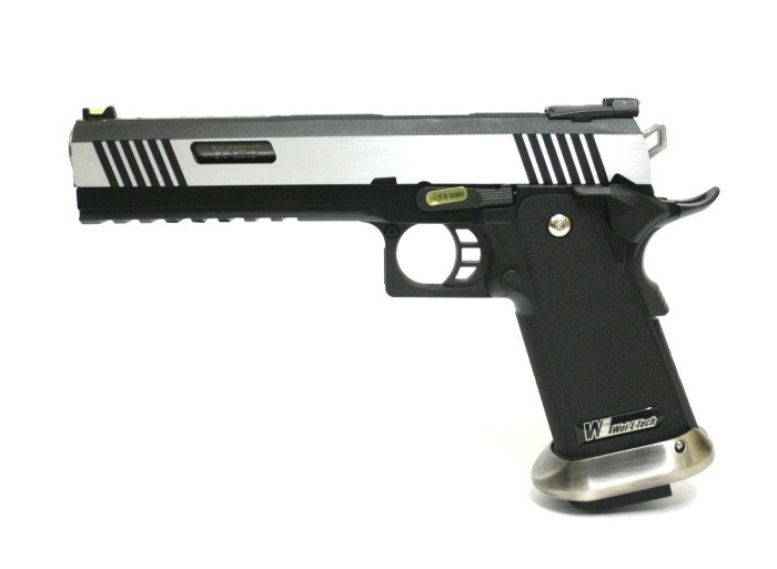 Hi-Capa 6.0 IREX (Silver) (Blank-Silver Barrel) GBB Airsoft Pistol