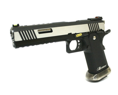 Hi-Capa 6.0 IREX (Silver) (Blank-Silver Barrel) GBB Airsoft Pistol