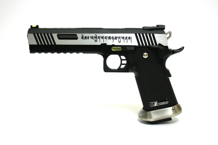 Hi-Capa 6.0 IREX (Silver) (Inscription-Silver Barrel) GBB Airsoft Pistol