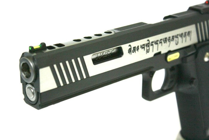 Hi-Capa 6.0 IREX (Silver) (Inscription-Silver Barrel) GBB Airsoft Pistol