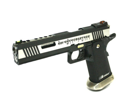 Hi-Capa 6.0 IREX (Silver) (Inscription-Silver Barrel) GBB Airsoft Pistol