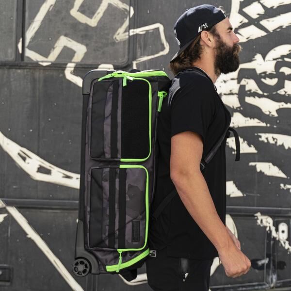 Hk Army Expand Roller Gear Bag - Shroud Black/Green