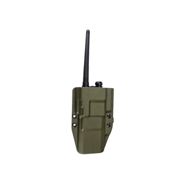 Kydex Customs Baofeng UV5R Radio Carrier (Extended Battery) - Olive Drab Molle Mount