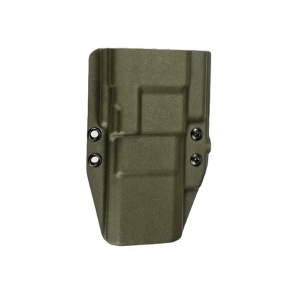 Kydex Customs Baofeng UV5R Radio Carrier (Extended Battery) - Olive Drab Molle Mount