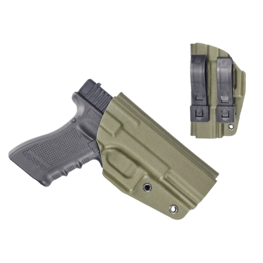 Kydex Customs Bare Bones GLK Holster - Right Handed - Olive