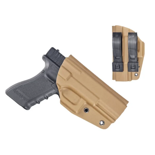 Kydex Customs Bare Bones GLK Holster - Right Handed - Tan