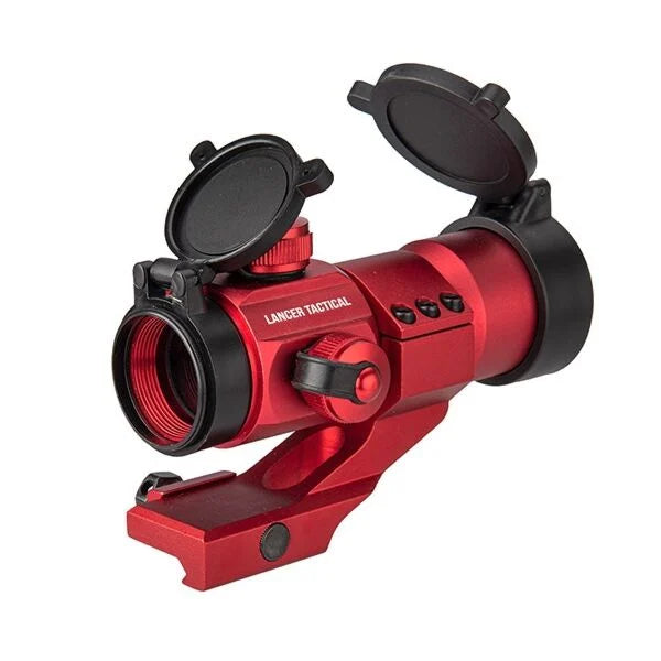 Lancer Tactical Red and Green Dot Scope w/Cantilever Mount - Red (CA445R)