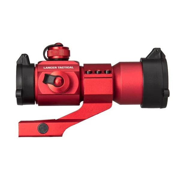 Lancer Tactical Red and Green Dot Scope w/Cantilever Mount - Red (CA445R)