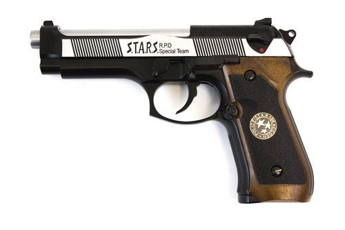 M92 Gen2 Biohazard (Silver-Black) GBB Airsoft Pistol