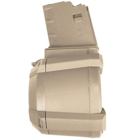 MASADA LP-Drum Magazine (Tokyo Marui) 1200R (Drum Auto-Button) (Tan)