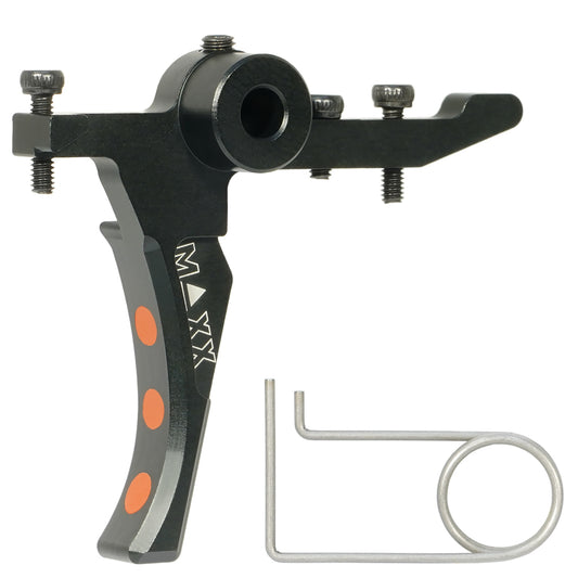Maxx CNC Aluminum Advanced Speed Trigger (Style D) (Black) for MTW