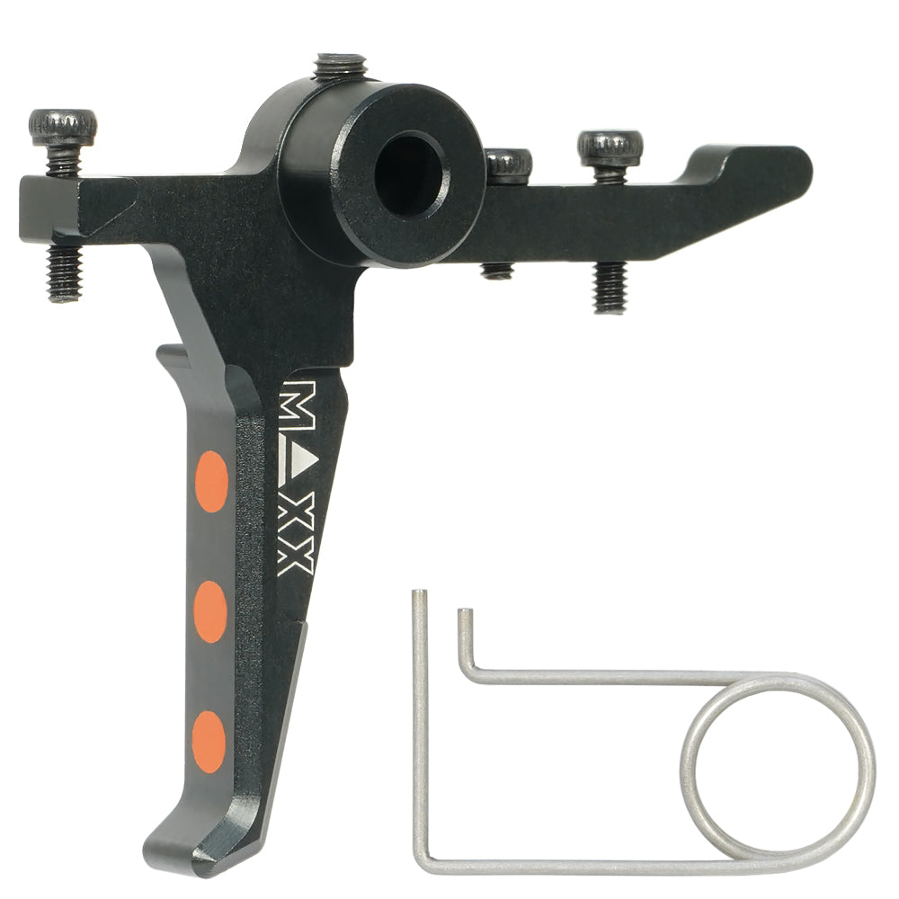 Maxx CNC Aluminum Advanced Speed Trigger (Style E) (Black) for MTW
