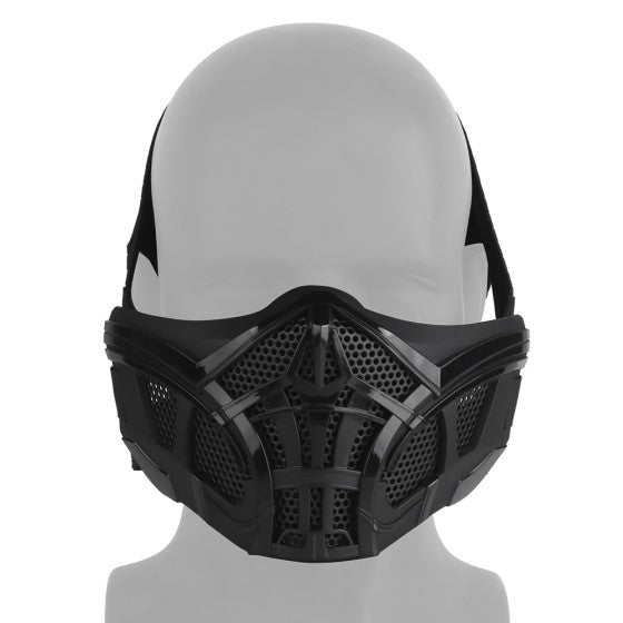 Mesh Lower Face Shield V7 (Black)