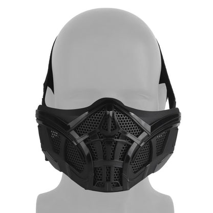 Mesh Lower Face Shield V7 (Black)