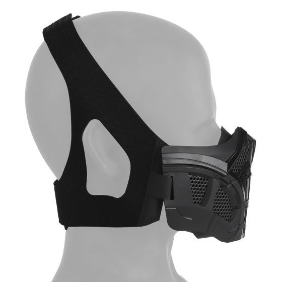 Mesh Lower Face Shield V7 (Black)