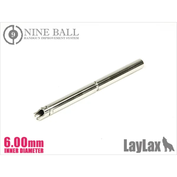 Nine Ball Power Barrel 112.5mm/6.00mm Ultratight bore Hi Capa 5.1 Gold Match
