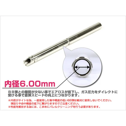 Nine Ball Power Barrel 112.5mm/6.00mm Ultratight bore Hi Capa 5.1 Gold Match