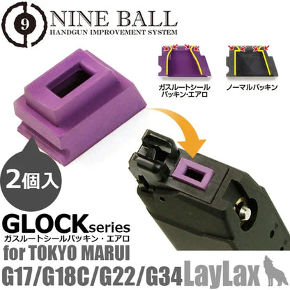 Nine Ball TM G-Series Gas Route Seal Packing Aero (2 set)