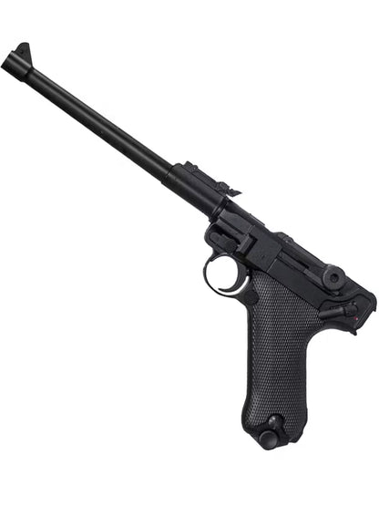 P08 Luger (8"-Black) GBB Airsoft Pistol