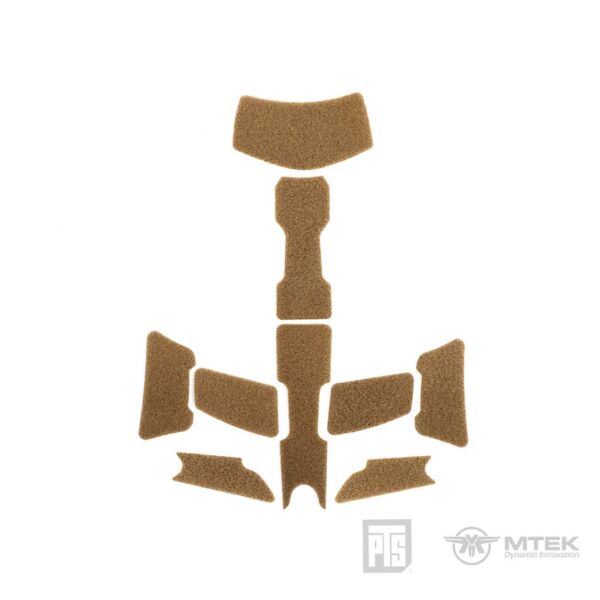 PTS MTEK FLUX Exterior Velcro Kit - Coyote