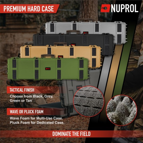 Premium Rifle Case Velcro Patch (X-Large) (Wave Foam)