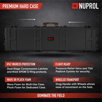 Premium Rifle Case Velcro Patch (X-Large) (Wave Foam)