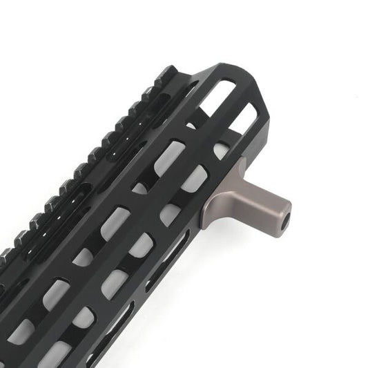 Rebel Aluminium KeyMod/M-Rail Barrier Hand Stop - Dark Earth