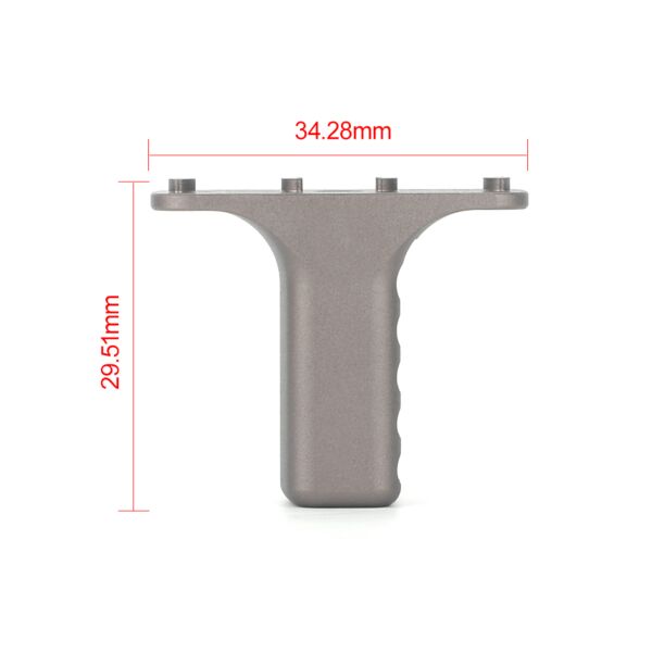 Rebel Aluminium KeyMod/M-Rail Barrier Hand Stop - Dark Earth