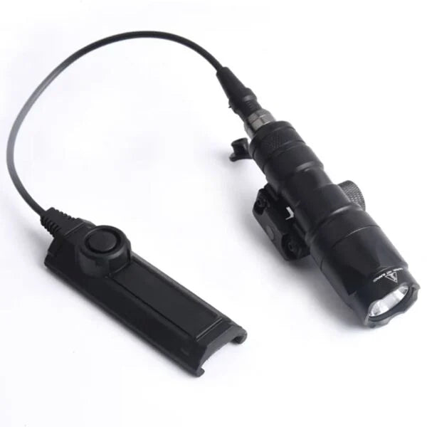 Rebel M300A 280 Lumen Tactical Flashlight + Dual Function Tape Switch - Black
