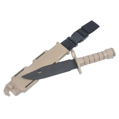 Rebel M9 Bayonet Plastic Knife With Sheath