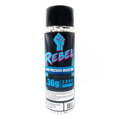 Rebel Precision 6mm BIO BBs 3300ct Bottle - 0.36g
