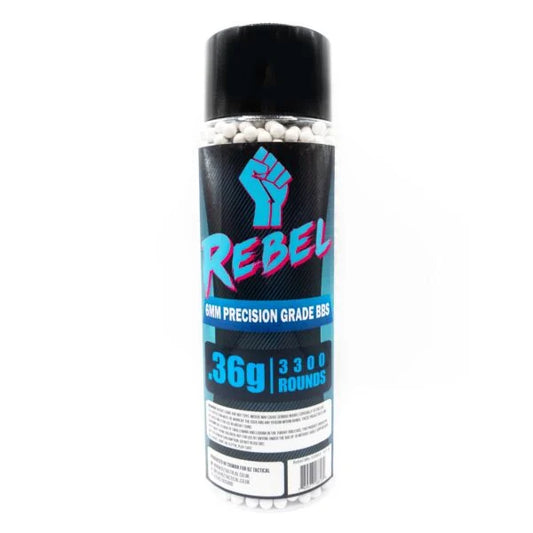 Rebel Precision 6mm BIO BBs 3300ct Bottle - 0.36g