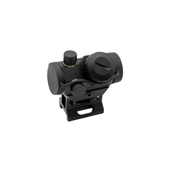 Rebel Precision Red Dot Sight with 1-Inch Riser Mount – Black (Battery Included)