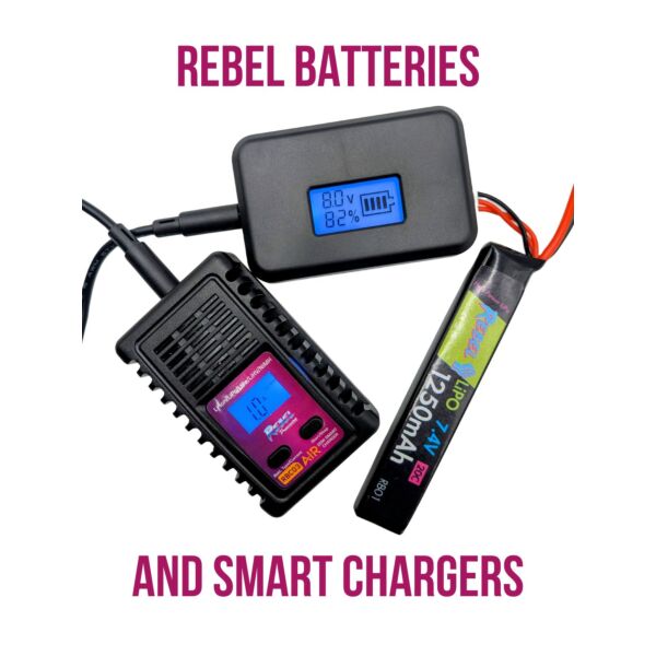 Rebel RBC02 Ultra Compact Smart Charger (Lipo/Li-Ion)