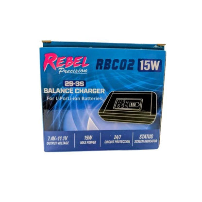 Rebel RBC02 Ultra Compact Smart Charger (Lipo/Li-Ion)