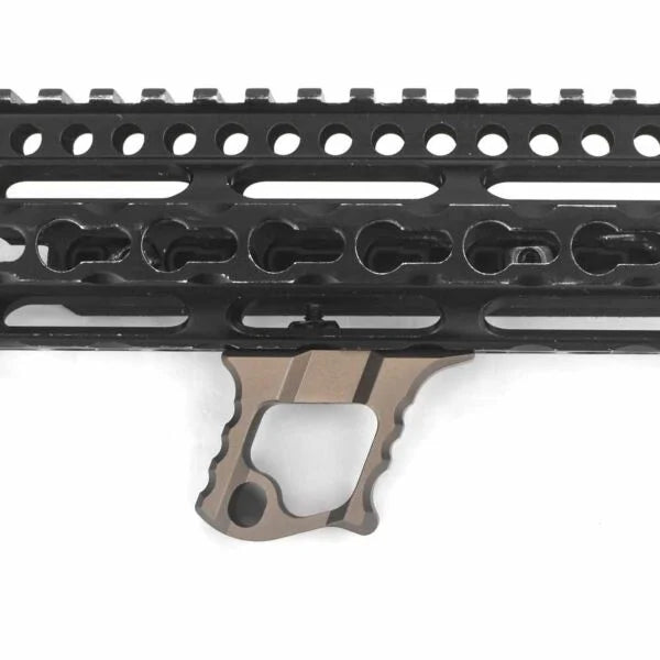 Rebel KeyMod & M-LOK TD Halo AR-15 Hand Stop - Dark Earth