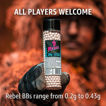 Rebel Precision 6mm BIO BBs 3300ct Bottle - 0.36g