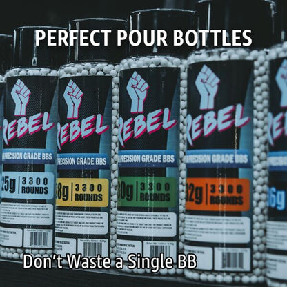 Rebel Precision 6mm BIO BBs 3300ct Bottle - 0.36g