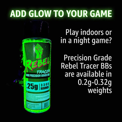 Rebel Precision 6mm BIO BBs 3300ct Bottle - 0.36g