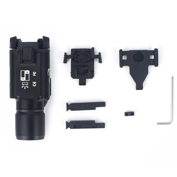 Rebel X300 Tactical 600 Lumen Pistol Flashlight - Black - Killer Instinct Tactical