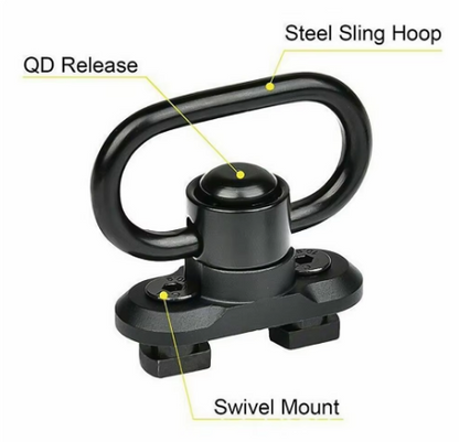 QD sling swivel & mount