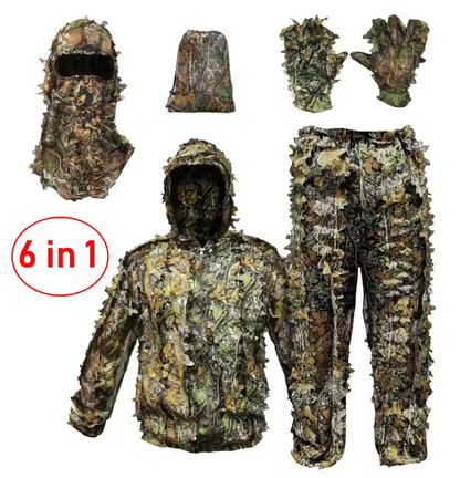 6 in 1 Ghillie Suit set (Medium / Large)