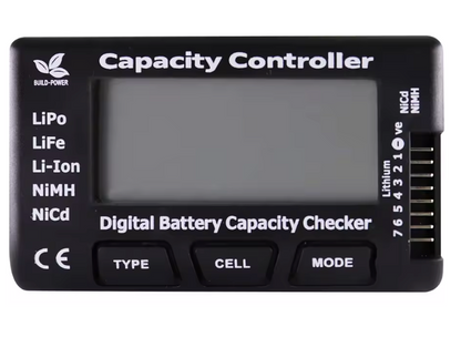 CellMeter-7 Digital Battery Capacity Checker LiPo LiFe Li-ion Nicd NiMH Battery Voltage Tester Checking CellMeter7