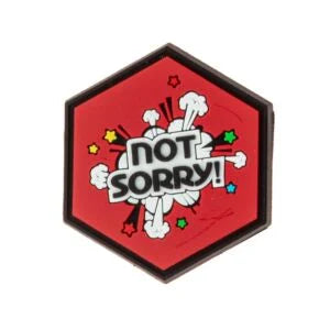 Sentinel Gear Not Sorry Hexagon Patch
