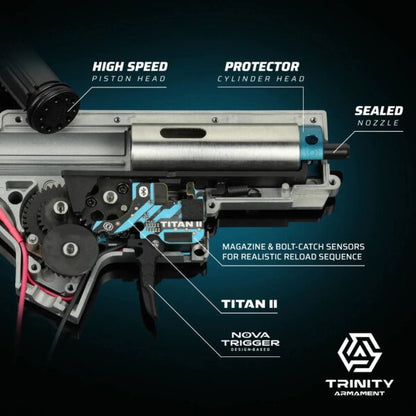 TRINITY ARMAMENT Alpha SBR AEG 7.9" with TITAN II Bluetooth (GATE x Arcturus)