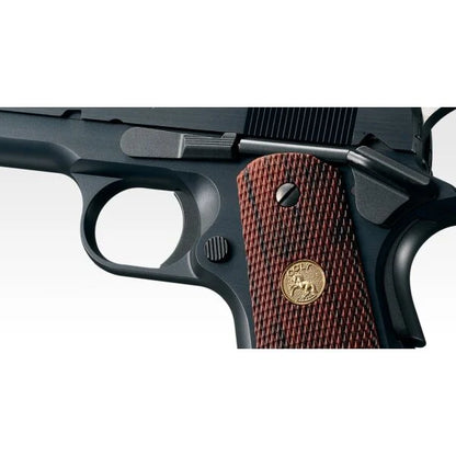 Tokyo Marui Colt Government Mark IV Series '70 GBB Pistol - Black/Wood