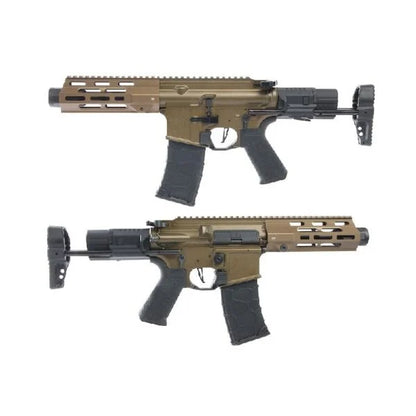 VFC AVALON CALIBUR II PDW AEG + 5 Valken SMAG's (w/ Built-In GATE ASTER + Maple Leaf Internals) - Tan