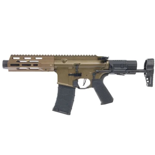 VFC AVALON CALIBUR II PDW AEG + 5 Valken SMAG's (w/ Built-In GATE ASTER + Maple Leaf Internals) - Tan